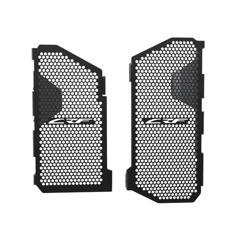 Kühler Schutz Grille Für CRF450L CRF450X CRF 450L 450 XL Kühler Schutz Grille Abdeckung Wasser Tank Net 2019-2022 2021 2020 2024 2023 Motorräder(Black) von VFHERCD