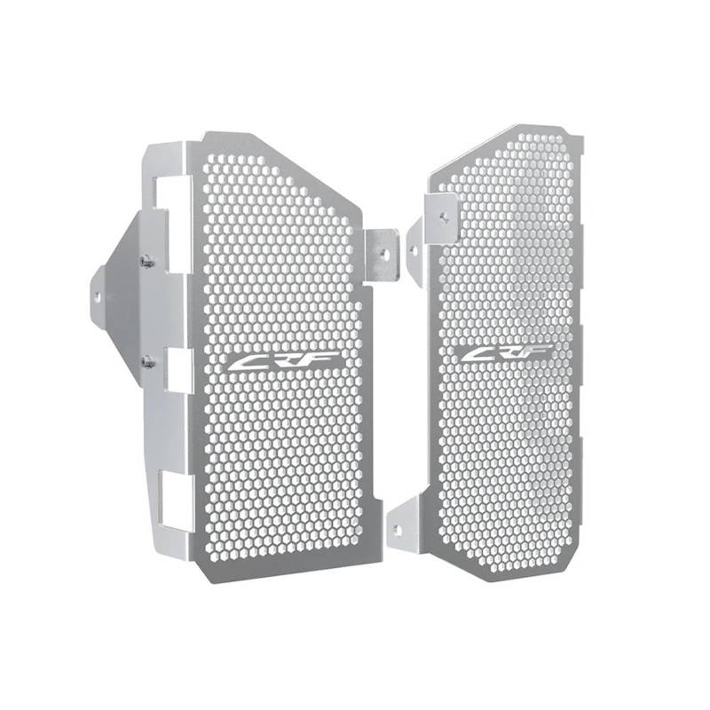 Kühler Schutz Grille Für CRF450L CRF450X CRF 450L 450 XL Kühler Schutz Grille Abdeckung Wasser Tank Net 2019-2022 2021 2020 2024 2023 Motorräder(Silver) von VFHERCD