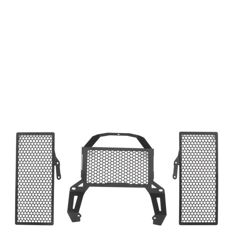 Kühler Schutz Grille Für Ducati Multistrada V4 2021 2022 Motorradzubehör MULTISTRADA V4 Ölkühler Kühlergrill Schutzabdeckung Schwarz(Set) von VFHERCD
