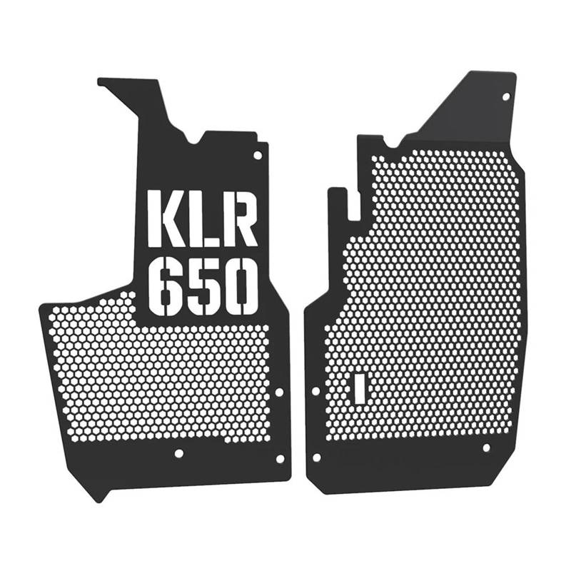Kühler Schutz Grille Für KLR650 Reisenden 2023 2024 Kühlergrill Abdeckung Kühler Schutz Motorrad Grille Schutz Abdeckung Wasser Tank Net(1 Set) von VFHERCD