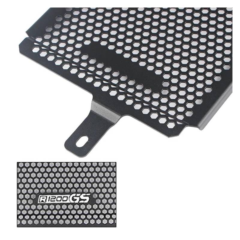 Kühler Schutz Grille R1200GS LC ADV GSA GS1250 R1250GS Abenteuer 2018-2023 Aluminium Motorrad Kühler Schutz Schutz Grille Grill Abdeckung(R1200GS Logo) von VFHERCD