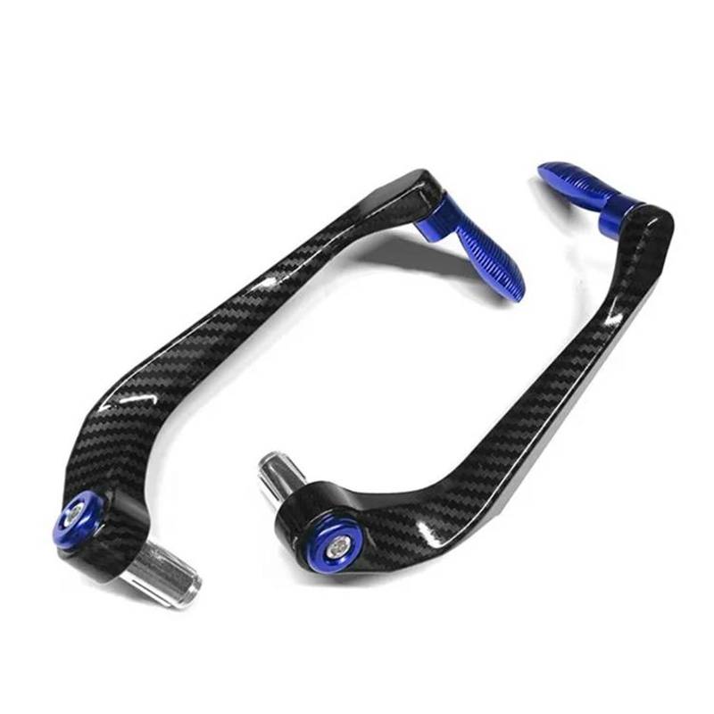 Kupplung Bremshebel Motorrad CNC Aluminium Lenker Bremse Kupplung Hebel Hand Guard Protector Getriebe Modifikation Zubehör Handschutz Schild(Blue) von VFHERCD