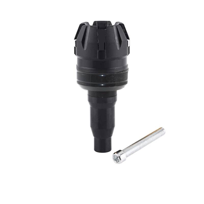 Motorrad Schutz Stange Motor Anti-Fallen Rahmen Slider Kappe M10 10mm Schraube Universal Anti Crash Kollision Fallen Schutz(Black) von VFHERCD