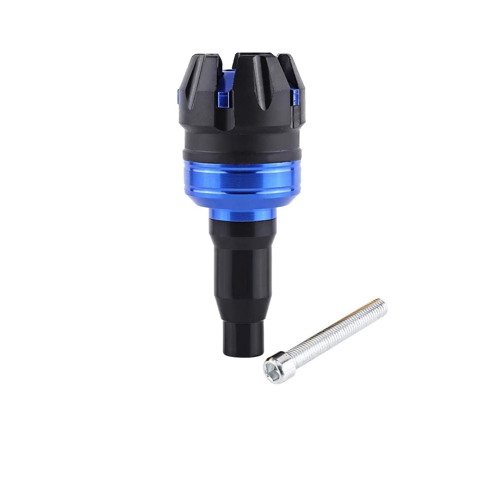 Motorrad Schutz Stange Motor Anti-Fallen Rahmen Slider Kappe M10 10mm Schraube Universal Anti Crash Kollision Fallen Schutz(Blue) von VFHERCD