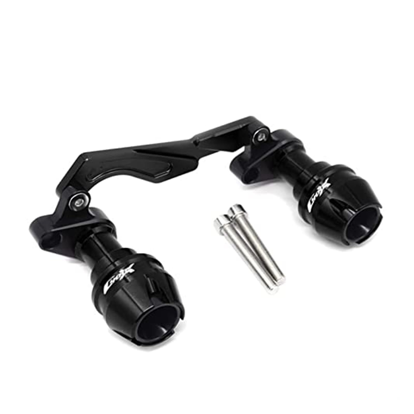 Motorrad Zubehör Anti-Kollision Slider Schutz Schalldämpfer Rohr Rahmen Slider Fallen Schutz Für C400X C400GT C 400X 400GT(Black) von VFHERCD