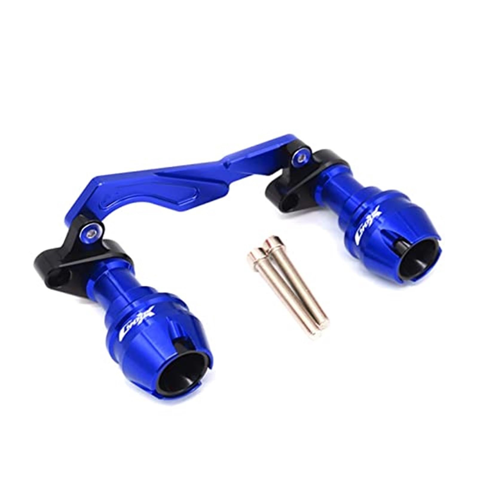 Motorrad Zubehör Anti-Kollision Slider Schutz Schalldämpfer Rohr Rahmen Slider Fallen Schutz Für C400X C400GT C 400X 400GT(Blue) von VFHERCD
