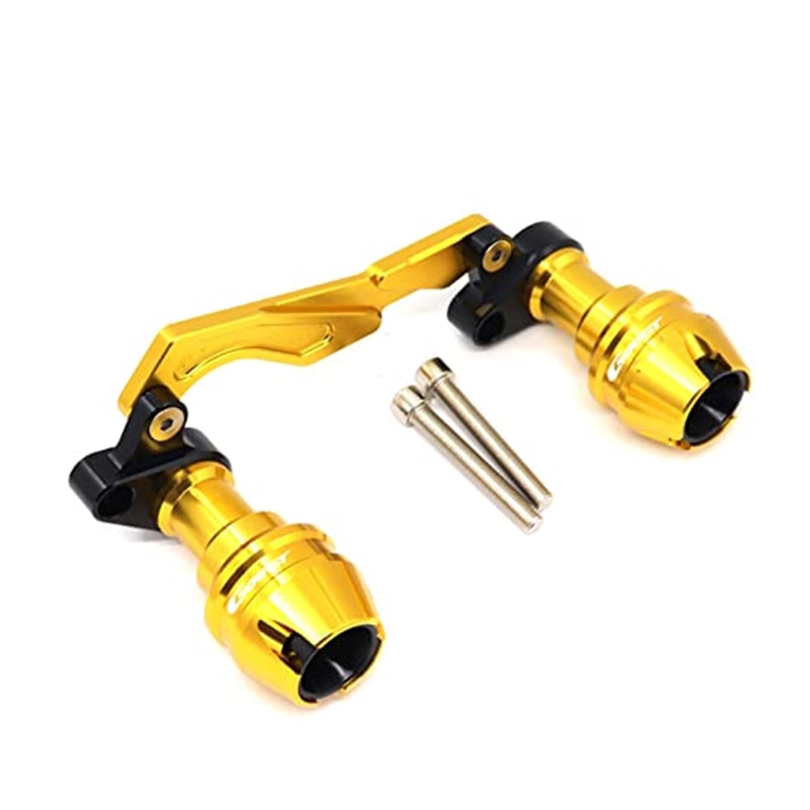 Motorrad Zubehör Anti-Kollision Slider Schutz Schalldämpfer Rohr Rahmen Slider Fallen Schutz Für C400X C400GT C 400X 400GT(Gold) von VFHERCD