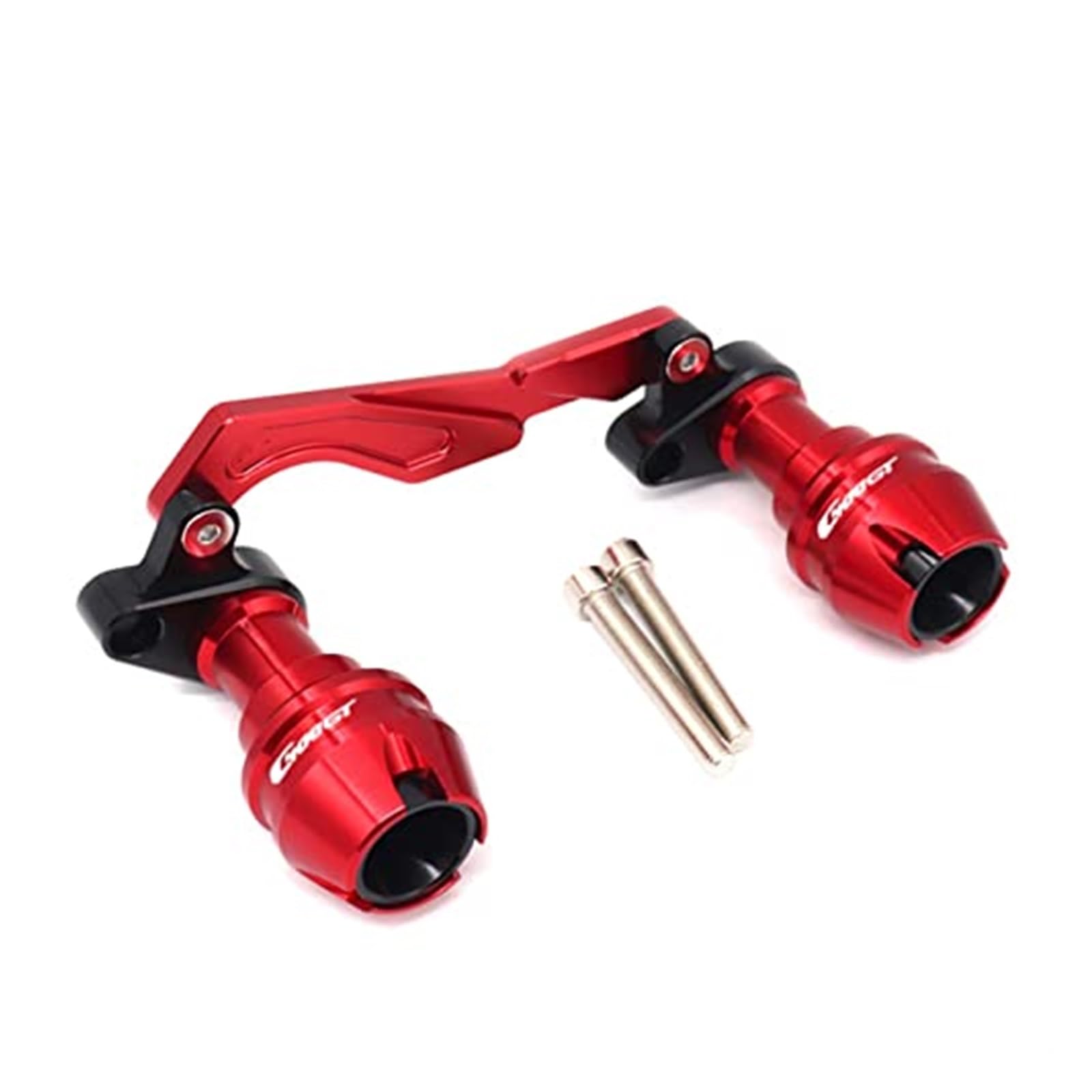 Motorrad Zubehör Anti-Kollision Slider Schutz Schalldämpfer Rohr Rahmen Slider Fallen Schutz Für C400X C400GT C 400X 400GT(Red) von VFHERCD
