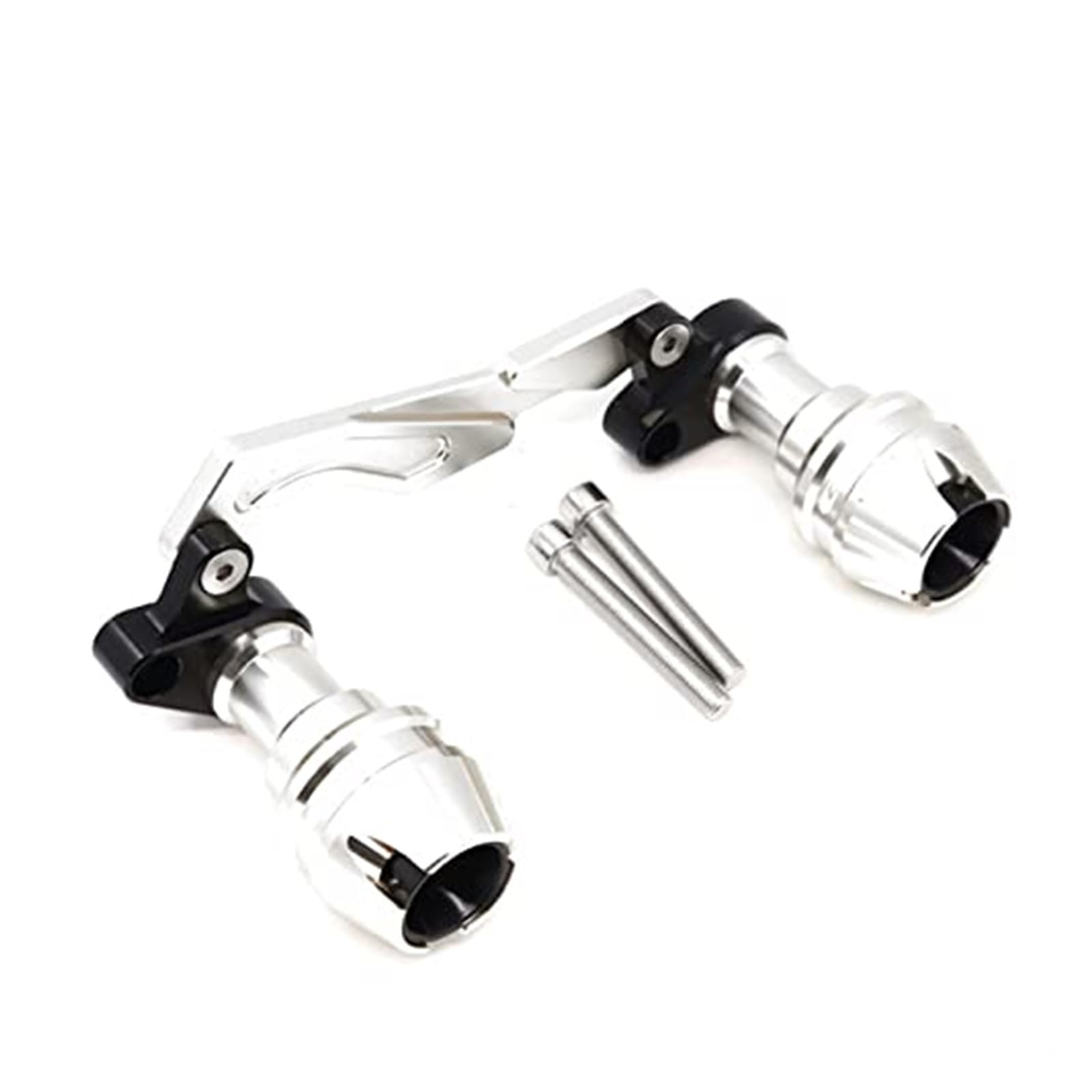 Motorrad Zubehör Anti-Kollision Slider Schutz Schalldämpfer Rohr Rahmen Slider Fallen Schutz Für C400X C400GT C 400X 400GT(White) von VFHERCD