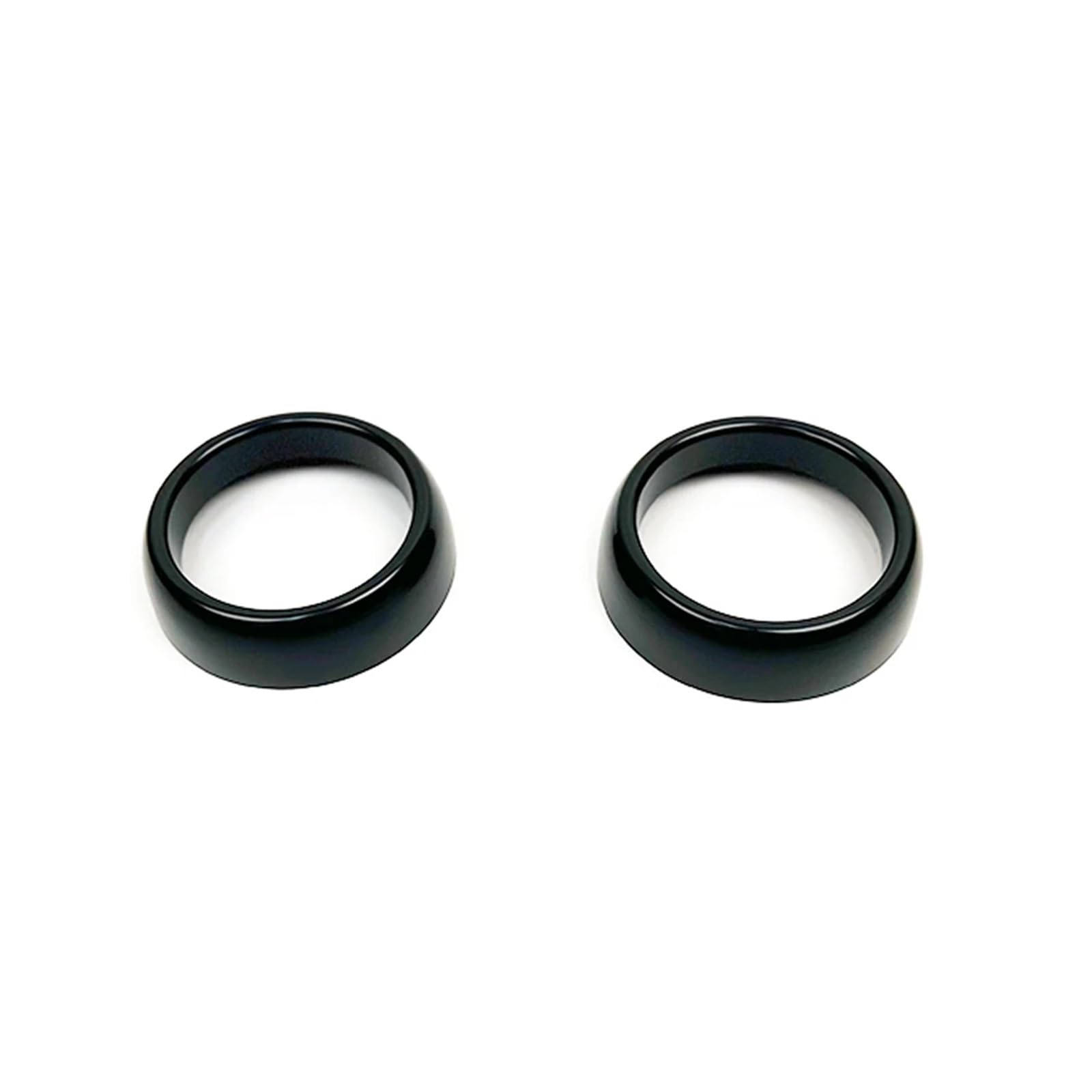 VFKJGNcgfb 2 STÜCKE Klimaanlagen-Entlüftungsöffnungen Abdeckring Innenausstattung Zubehör Kompatibel for Mini Cooper R50 R52 R53 2002 2003 2004 2005 2006(Black,for R52) von VFKJGNcgfb
