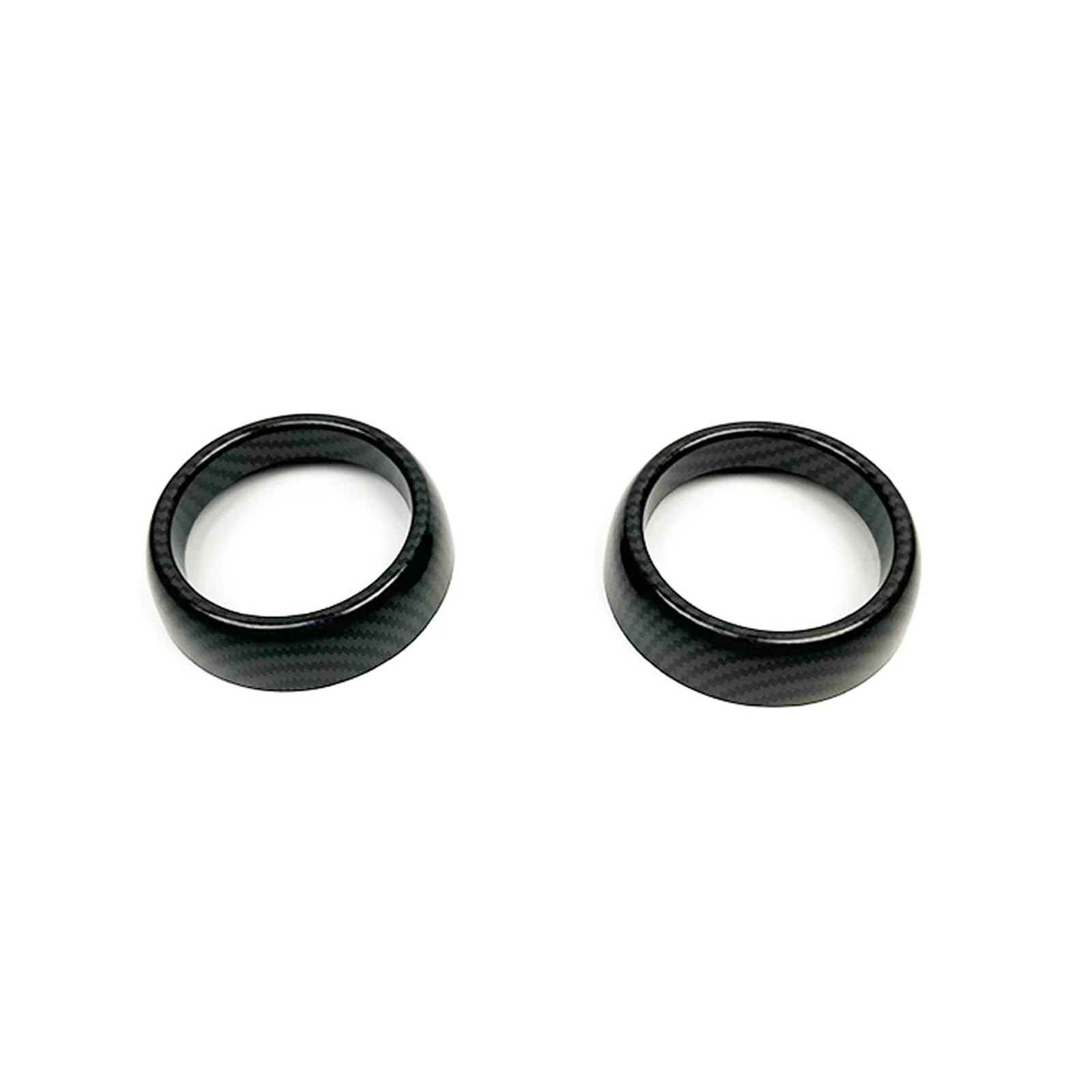 VFKJGNcgfb 2 STÜCKE Klimaanlagen-Entlüftungsöffnungen Abdeckring Innenausstattung Zubehör Kompatibel for Mini Cooper R50 R52 R53 2002 2003 2004 2005 2006(Carbon Pattern,for R50) von VFKJGNcgfb