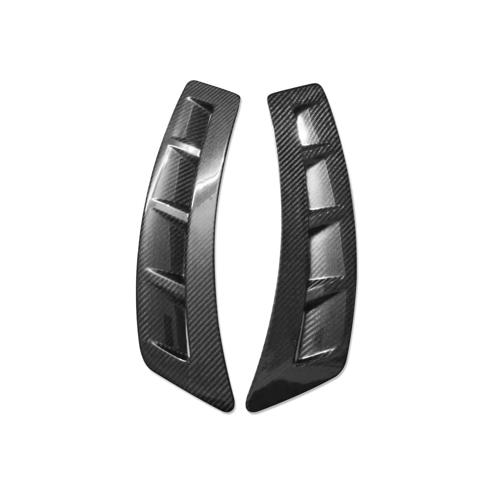 VFKJGNcgfb Äußere Seite Kotflügel Lufteinlass Abdeckung Kompatibel for Infiniti FX 2009-2013 QX70 2014-2022 Real Dry Carbon Fiber Auto Nachrüst-Zubehör(Black) von VFKJGNcgfb