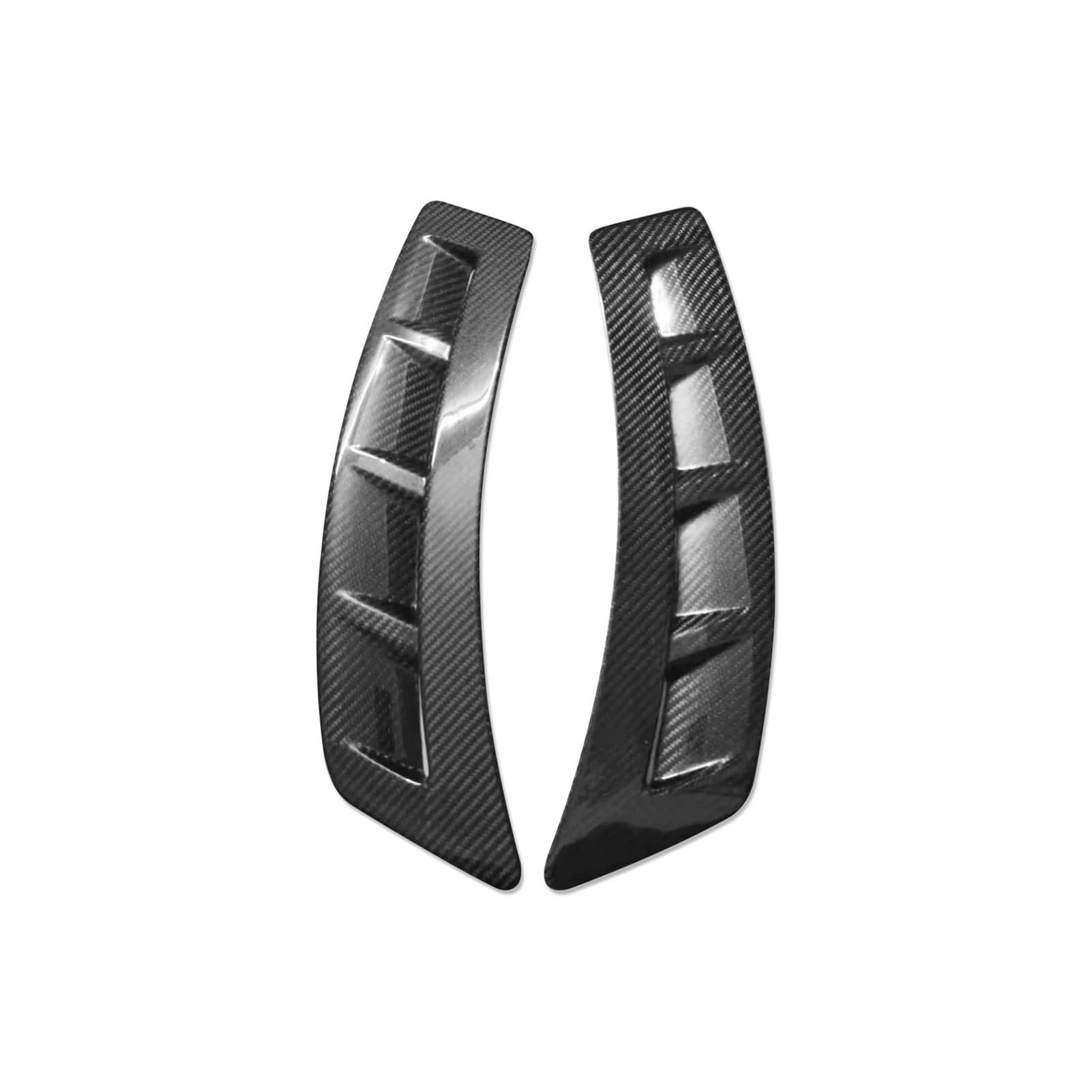 VFKJGNcgfb Äußere Seite Kotflügel Lufteinlass Abdeckung Kompatibel for Infiniti FX 2009-2013 QX70 2014-2022 Real Dry Carbon Fiber Auto Nachrüst-Zubehör(Glossy Standard) von VFKJGNcgfb