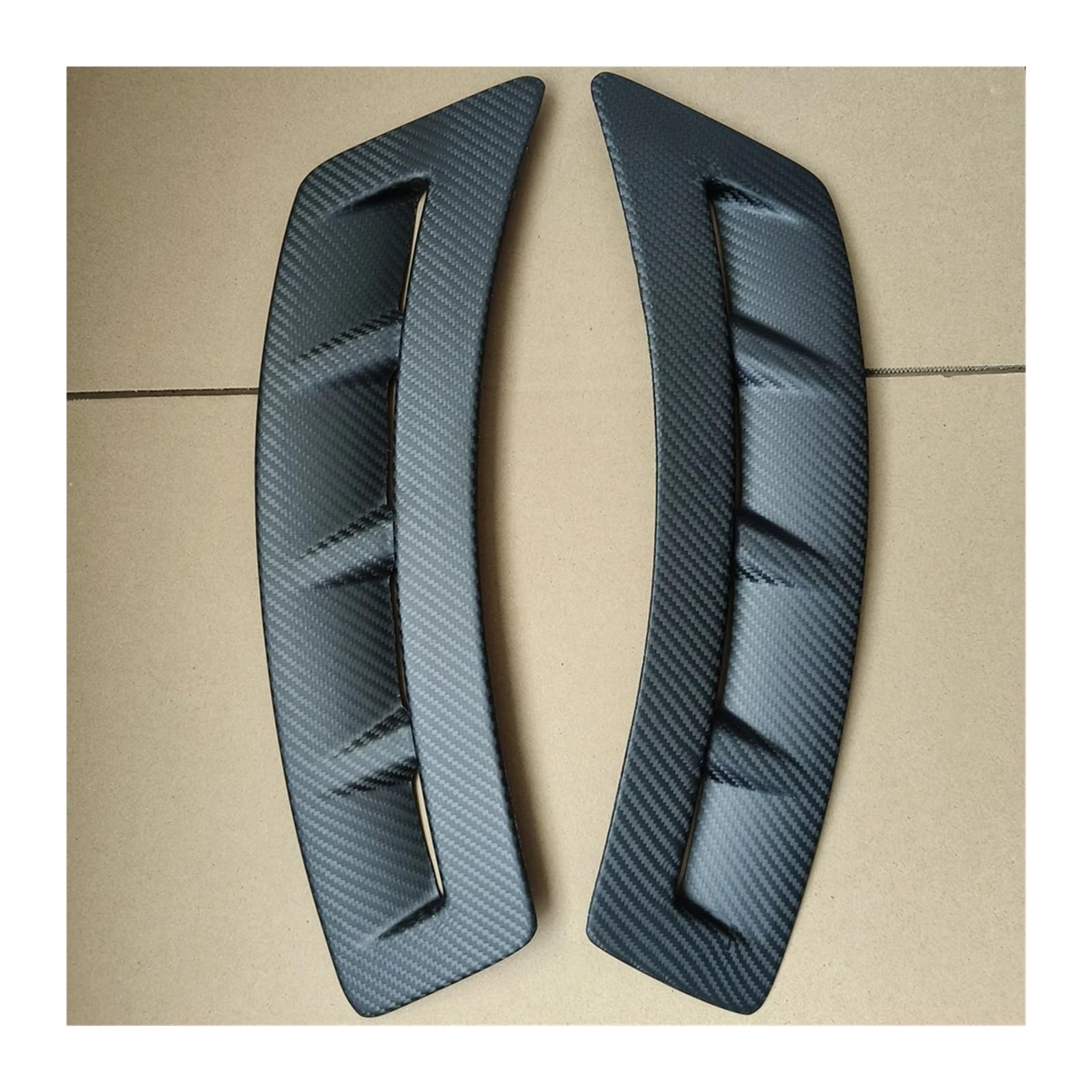 VFKJGNcgfb Äußere Seite Kotflügel Lufteinlass Abdeckung Kompatibel for Infiniti FX 2009-2013 QX70 2014-2022 Real Dry Carbon Fiber Auto Nachrüst-Zubehör(Matte Standard) von VFKJGNcgfb