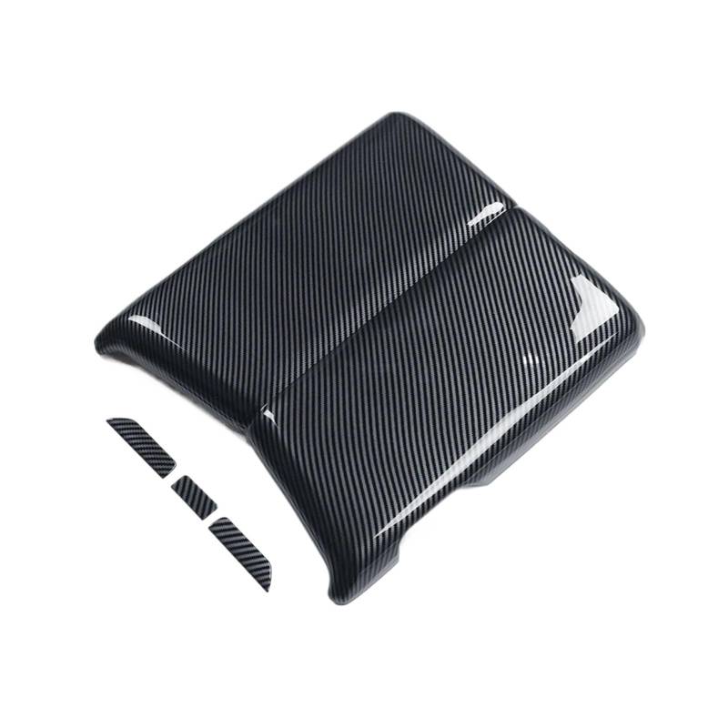VFKJGNcgfb Auto Center Armlehne Box Schutzhülle Kompatibel for Toyota Land Cruiser 300 2021 2022 2023 2024 LC300 J300 Innen Zubehör Modifikation(Carbon Fiber Pattern) von VFKJGNcgfb