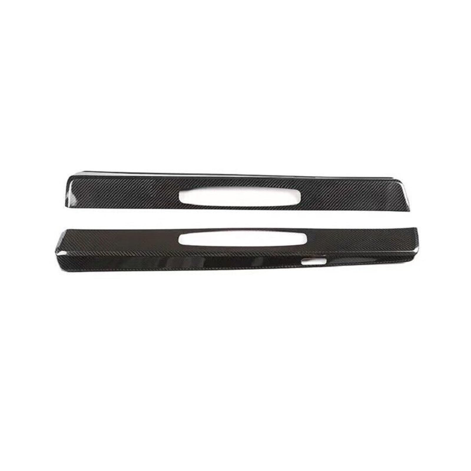 VFKJGNcgfb Auto-Innenausstattung, innere Türschweller, Schwellenverkleidung, passend for Porsche 911 718, trockene Kohlefaser(Black a) von VFKJGNcgfb