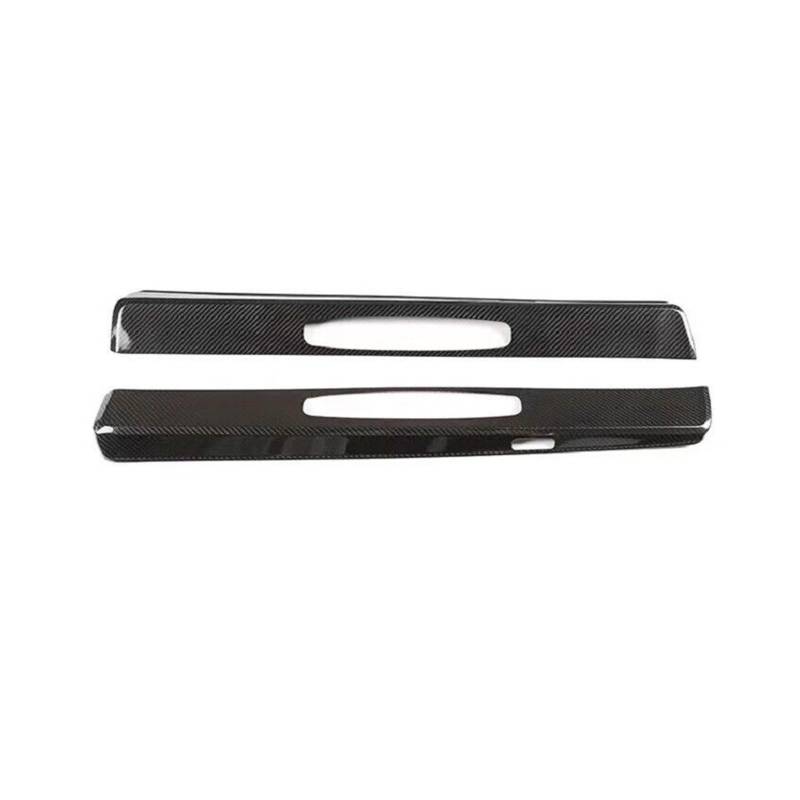 VFKJGNcgfb Auto-Innenausstattung, innere Türschweller, Schwellenverkleidung, passend for Porsche 911 718, trockene Kohlefaser(Black a) von VFKJGNcgfb