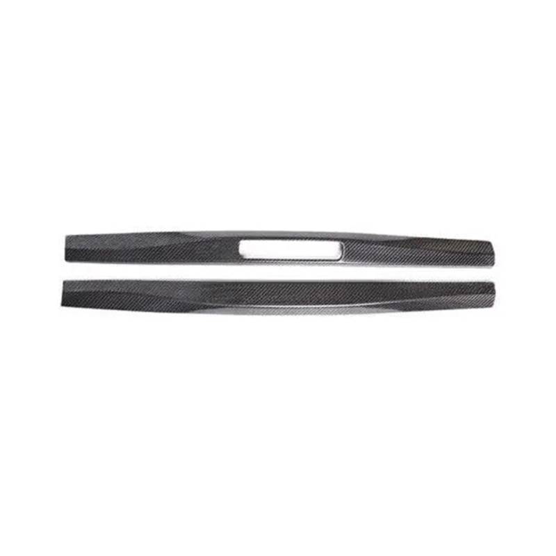 VFKJGNcgfb Auto-Innenausstattung, innere Türschweller, Schwellenverkleidung, passend for Porsche 911 718, trockene Kohlefaser(Black b) von VFKJGNcgfb