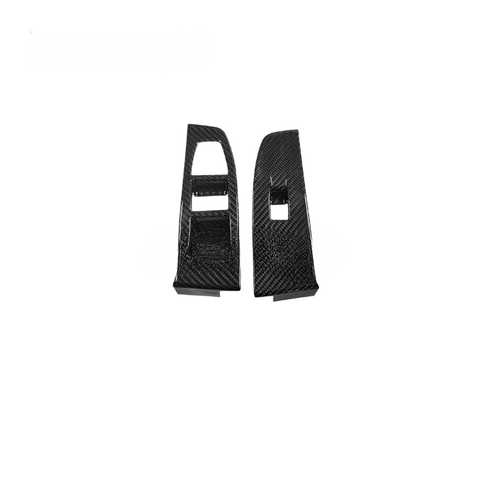 VFKJGNcgfb Auto-Innenfensterheber-Schalter-Panel-Abdeckungsverkleidung Kompatibel for BMW 5 Series G60 G68 I5 2024 Real Carbon Fiber(Front 2pcs) von VFKJGNcgfb