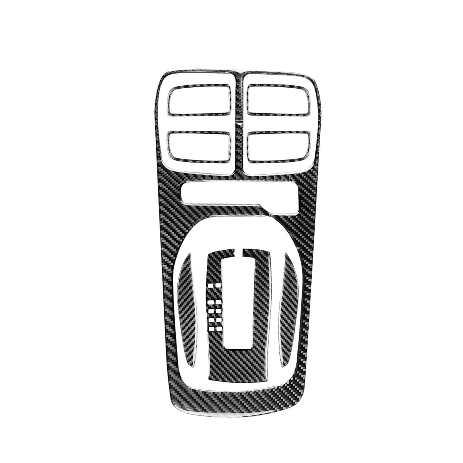 VFKJGNcgfb Auto-Innenraum-Schalttafelabdeckung, Verkleidungsaufkleber, kompatibel mit Camaro 2010 2011 2012 2013 2014 2015, Carbonfaser-Zubehör(Black Carbon LHD) von VFKJGNcgfb