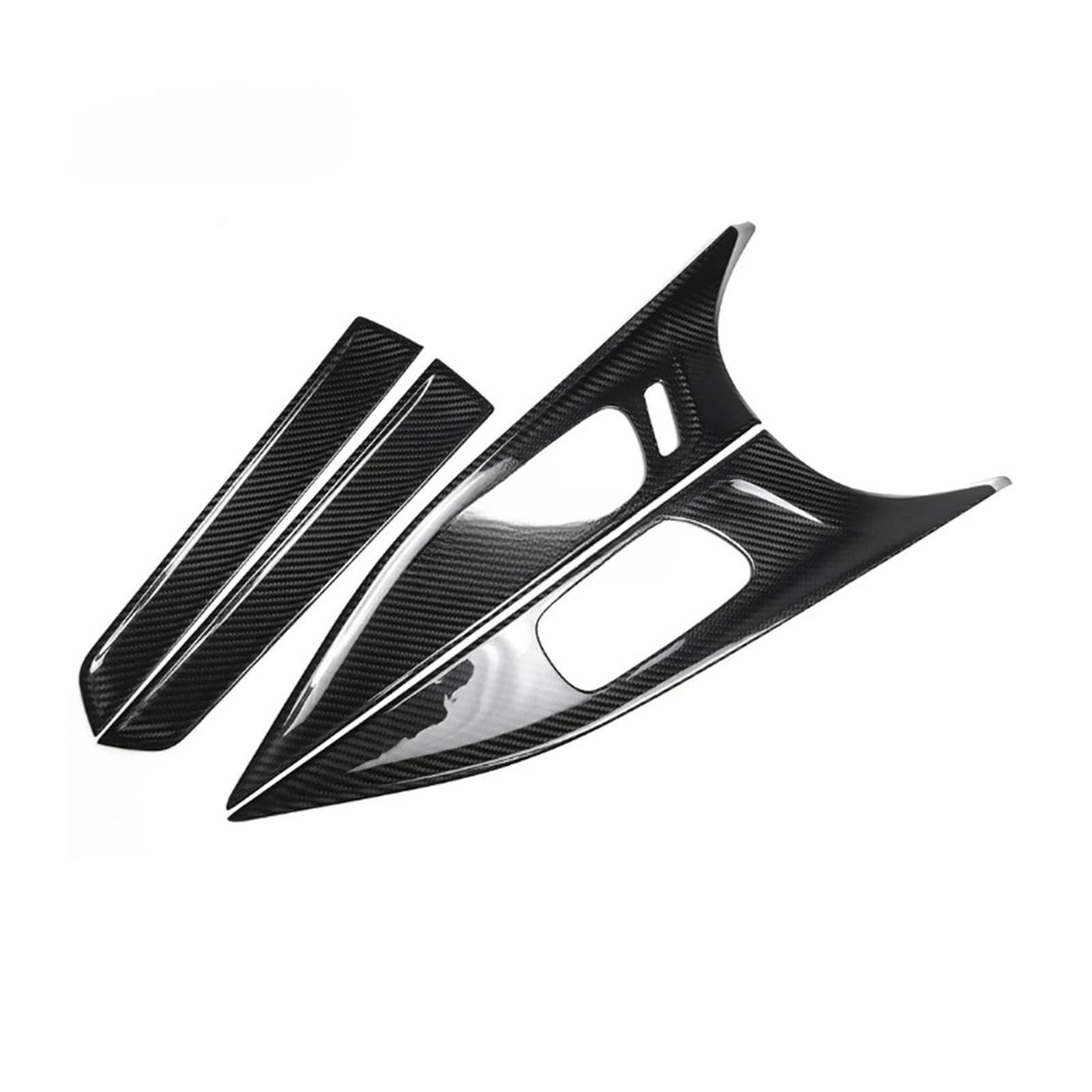 VFKJGNcgfb Auto-Innentürgriffe, Verkleidungsabdeckung, kompatibel mit Acura Integra Type S A-Spec 2022 2023 2024 2025, 4-teiliges Carbonfaser-Zubehör(4Pcs Glossy Carbon) von VFKJGNcgfb