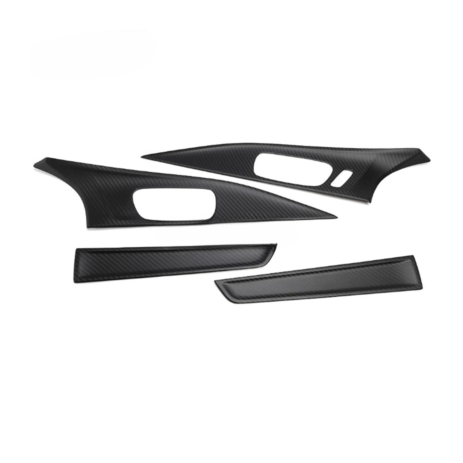 VFKJGNcgfb Auto-Innentürgriffe, Verkleidungsabdeckung, kompatibel mit Acura Integra Type S A-Spec 2022 2023 2024 2025, 4-teiliges Carbonfaser-Zubehör(4Pcs Matte Carbon) von VFKJGNcgfb