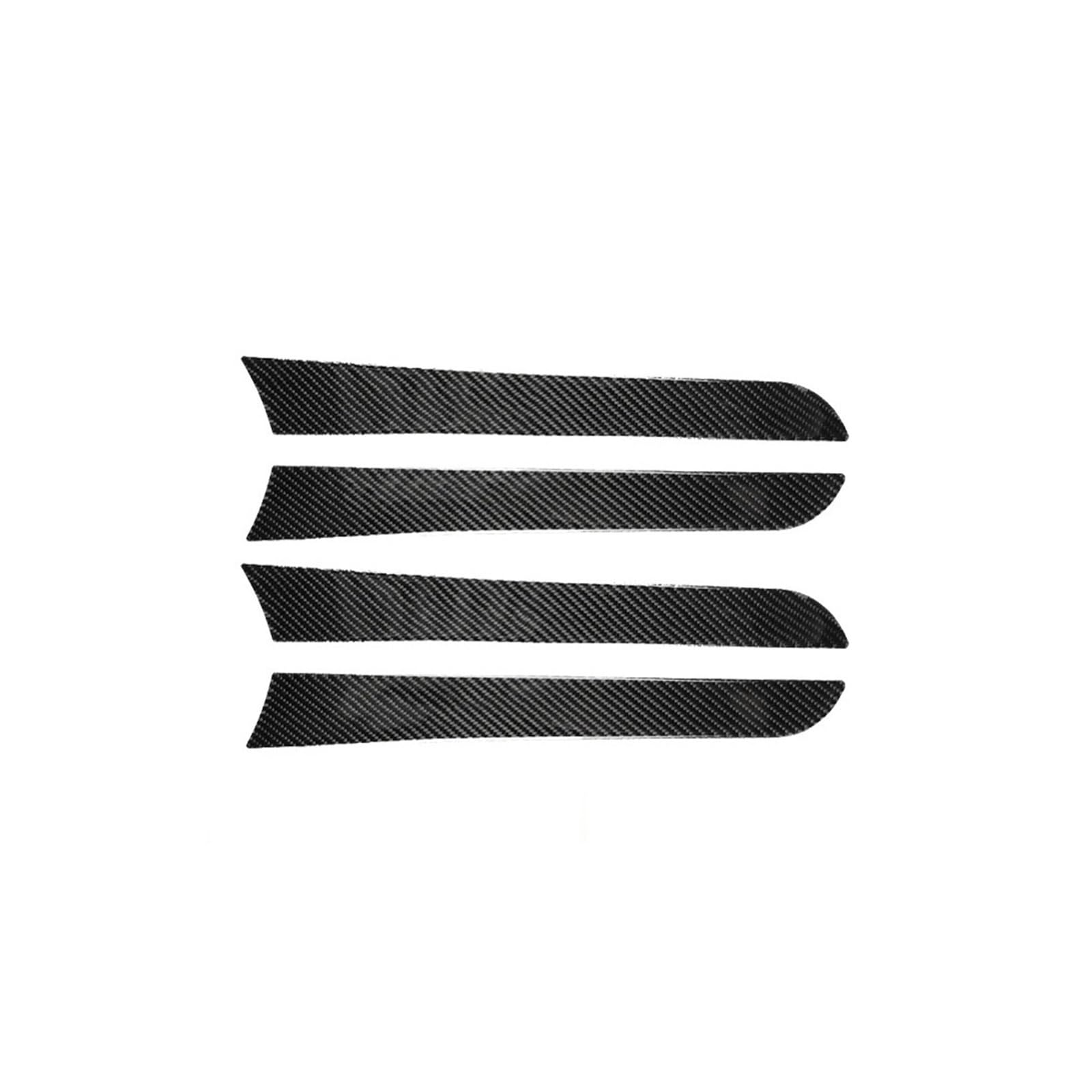 VFKJGNcgfb Auto-Innentürverkleidungs-Schutzstreifen, Innenabdeckung, modifizierter Aufkleber, kompatibel mit Audi A4 B8 A5 2008–2017, Zubehör aus Kohlefaser(Black Carbon Fiber) von VFKJGNcgfb