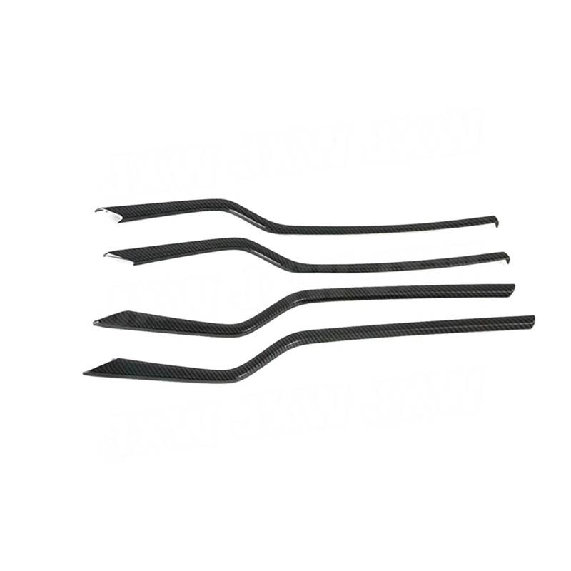 VFKJGNcgfb Auto-Innenverkleidung, Tür-Dekorationsaufkleber, kompatibel mit Tesla Model S 2016–2019, Kohlefaser, 8 Stück/Set(Carbon Fiber) von VFKJGNcgfb