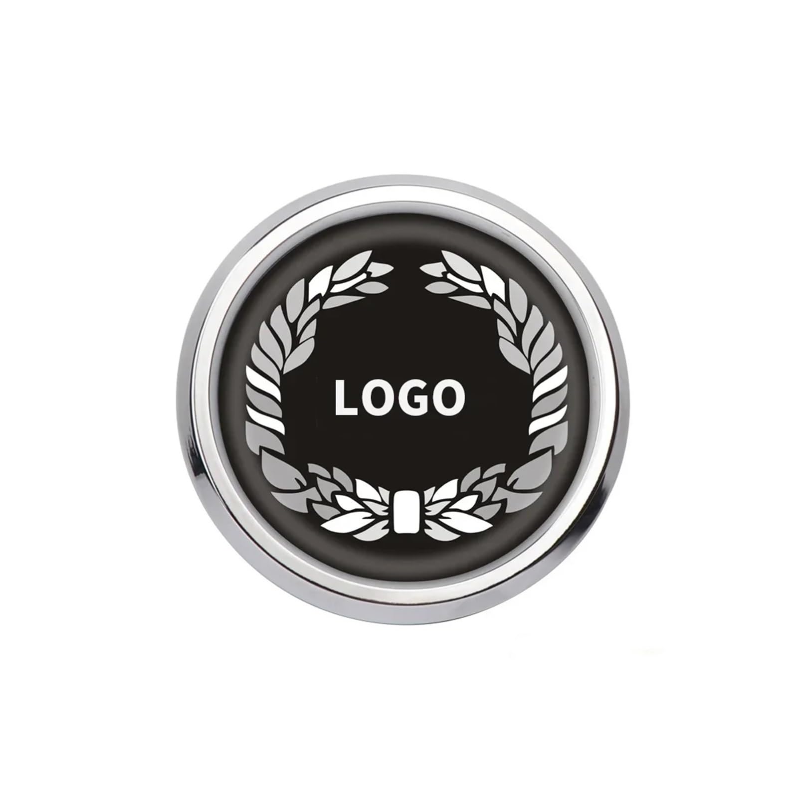 VFKJGNcgfb Auto-Kühlergrill-Emblem-Abzeichen-Lufteinlass-Aufkleber, kompatibel mit Mini Cooper One JCW S F55 F56 F57 F60 R50 R52 R53 R55 R56 R60 Zubehör(16,Silver Frame) von VFKJGNcgfb