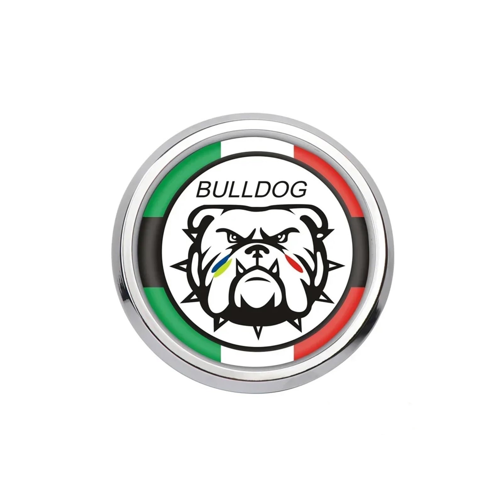 VFKJGNcgfb Auto-Kühlergrill-Emblem-Abzeichen-Lufteinlass-Aufkleber, kompatibel mit Mini Cooper One JCW S F55 F56 F57 F60 R50 R52 R53 R55 R56 R60 Zubehör(L,Silver Frame) von VFKJGNcgfb