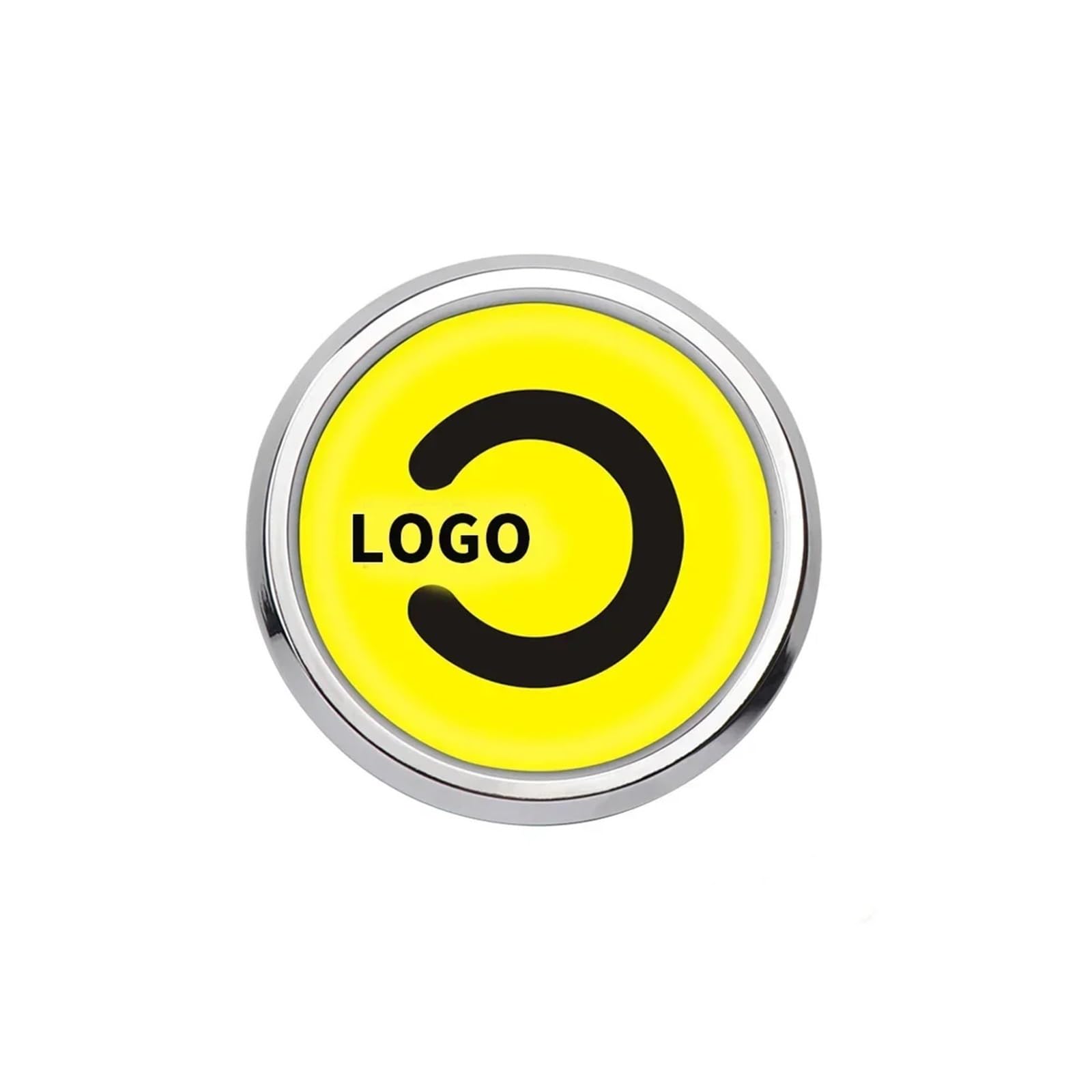 VFKJGNcgfb Auto-Kühlergrill-Emblem-Abzeichen-Lufteinlass-Aufkleber, kompatibel mit Mini Cooper One JCW S F55 F56 F57 F60 R50 R52 R53 R55 R56 R60 Zubehör(Type 2,Silver Frame) von VFKJGNcgfb