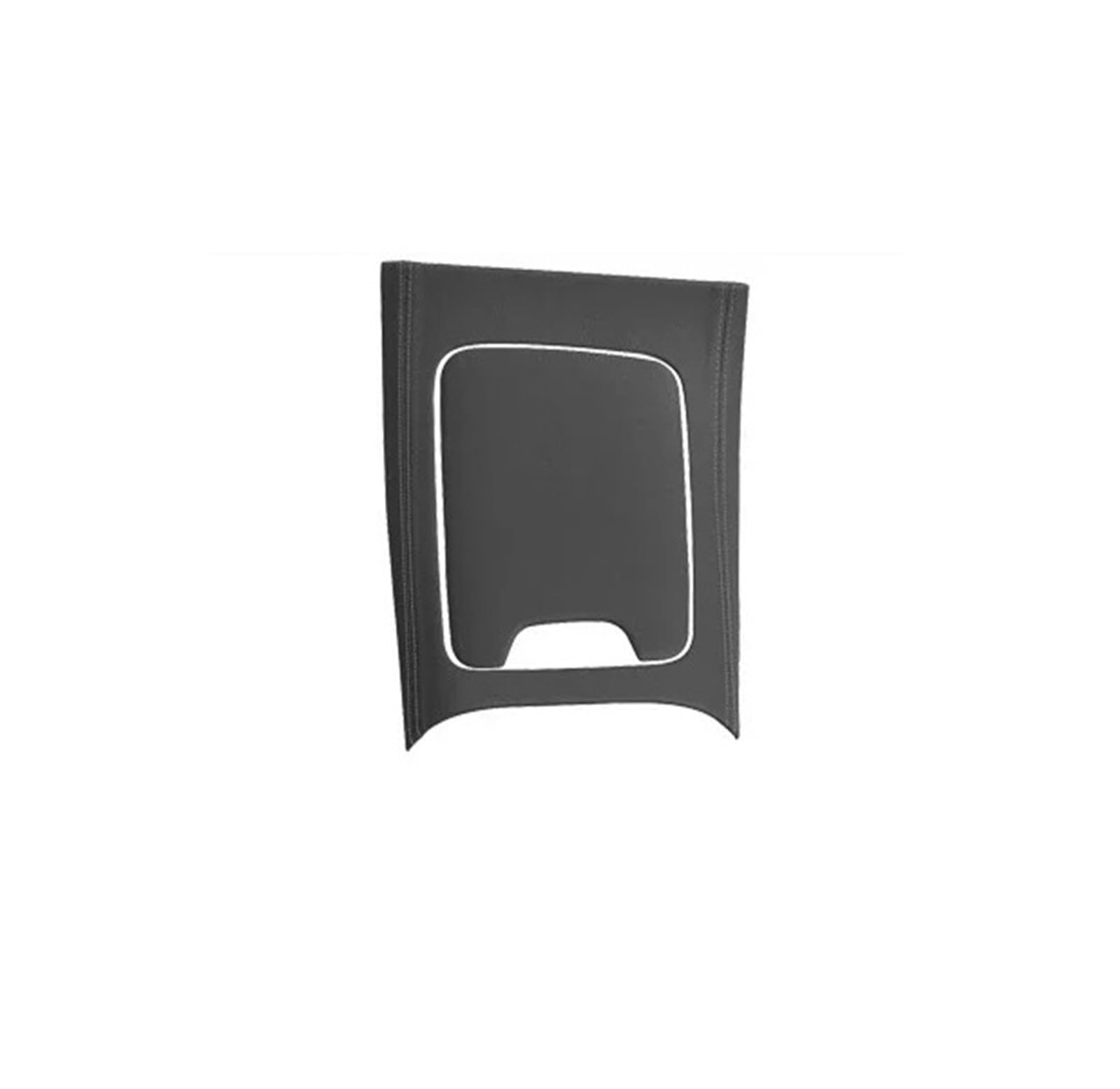 VFKJGNcgfb Auto-Leder-Patch for zentrales Bedienfeld, Zubehör zur Innenraummodifikation, kompatibel mit Mercedes Benz GLC C-Klasse W206 C200L C260L 22~24(Black) von VFKJGNcgfb