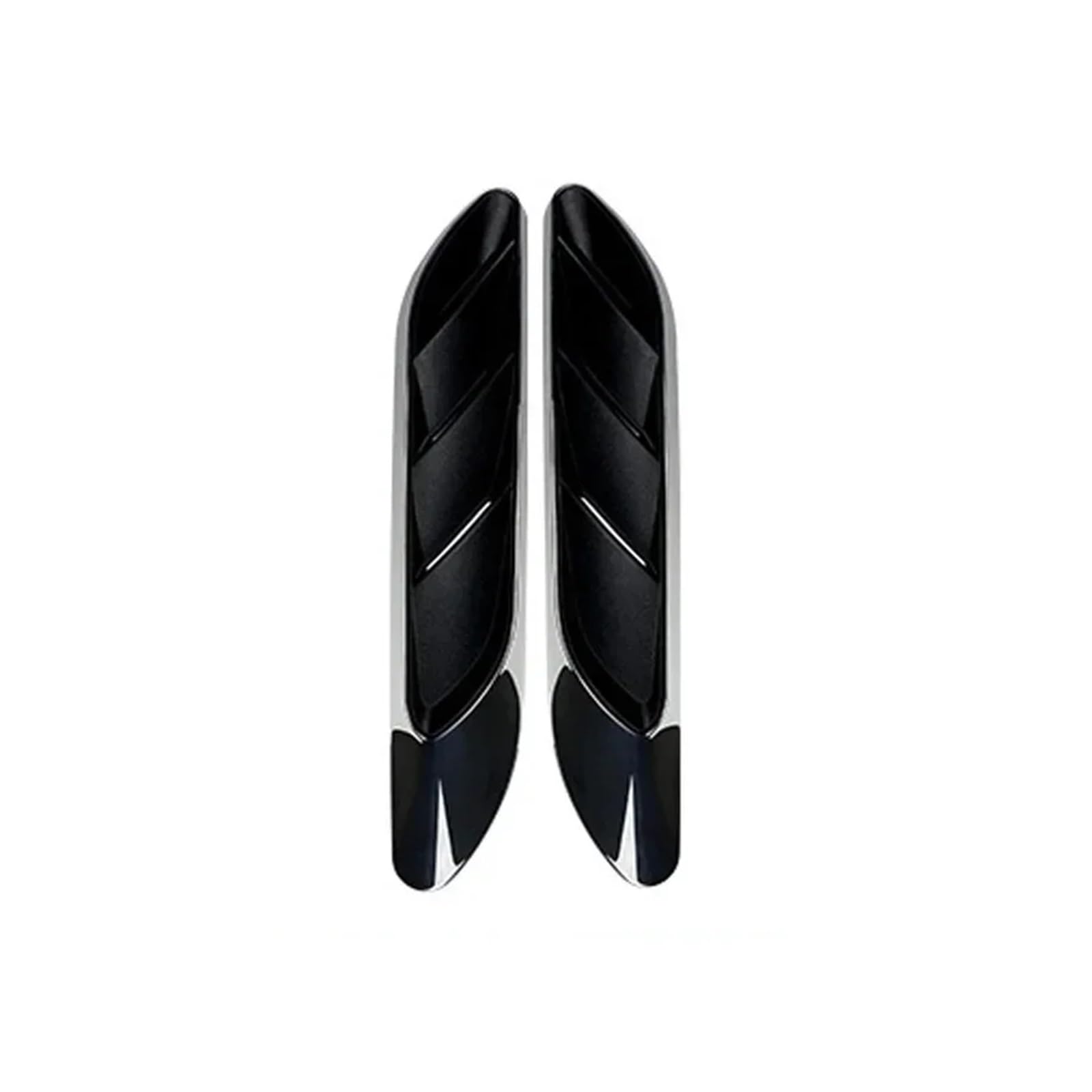VFKJGNcgfb Auto-Luftauslass-Entlüftungsleiste for den vorderen Kotflügel, ABS, schwarz glänzend, kompatibel mit Mercedes Benz C-Klasse W206 C200 C260 C63 AMG 2022–2023+, 2 Stück(Silver) von VFKJGNcgfb
