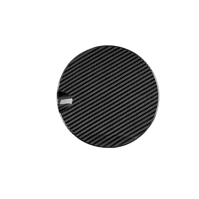 VFKJGNcgfb Auto-Tankdeckel-Aufkleber, kompatibel mit Mini Cooper F55 F56 F57, Zubehör aus echtem Hartcarbon, dekorative Außenverkleidung(Black) von VFKJGNcgfb