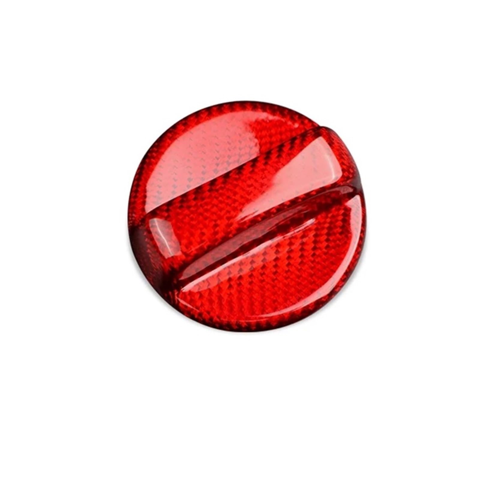 VFKJGNcgfb Auto-Tankdeckel-Verkleidungszubehör, kompatibel mit Subaru BRZ 2012–2020 2021 2022 2023 WRX STI XV, Aufkleber aus echter Hartkohlefaser(Red) von VFKJGNcgfb