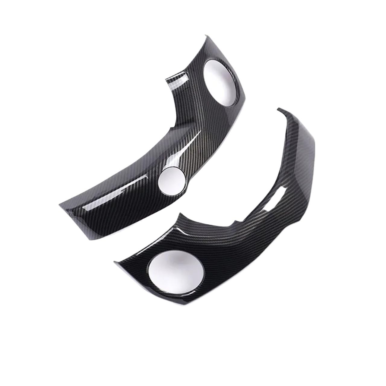 VFKJGNcgfb Auto Zentrale Steuerung Klimaanlage Luft Outlets Rahmen Trim Abdeckung Aufkleber Kompatibel for Toyota Tundra 2014-2020 ABS Auto Zubehör(Carbon Fiber) von VFKJGNcgfb