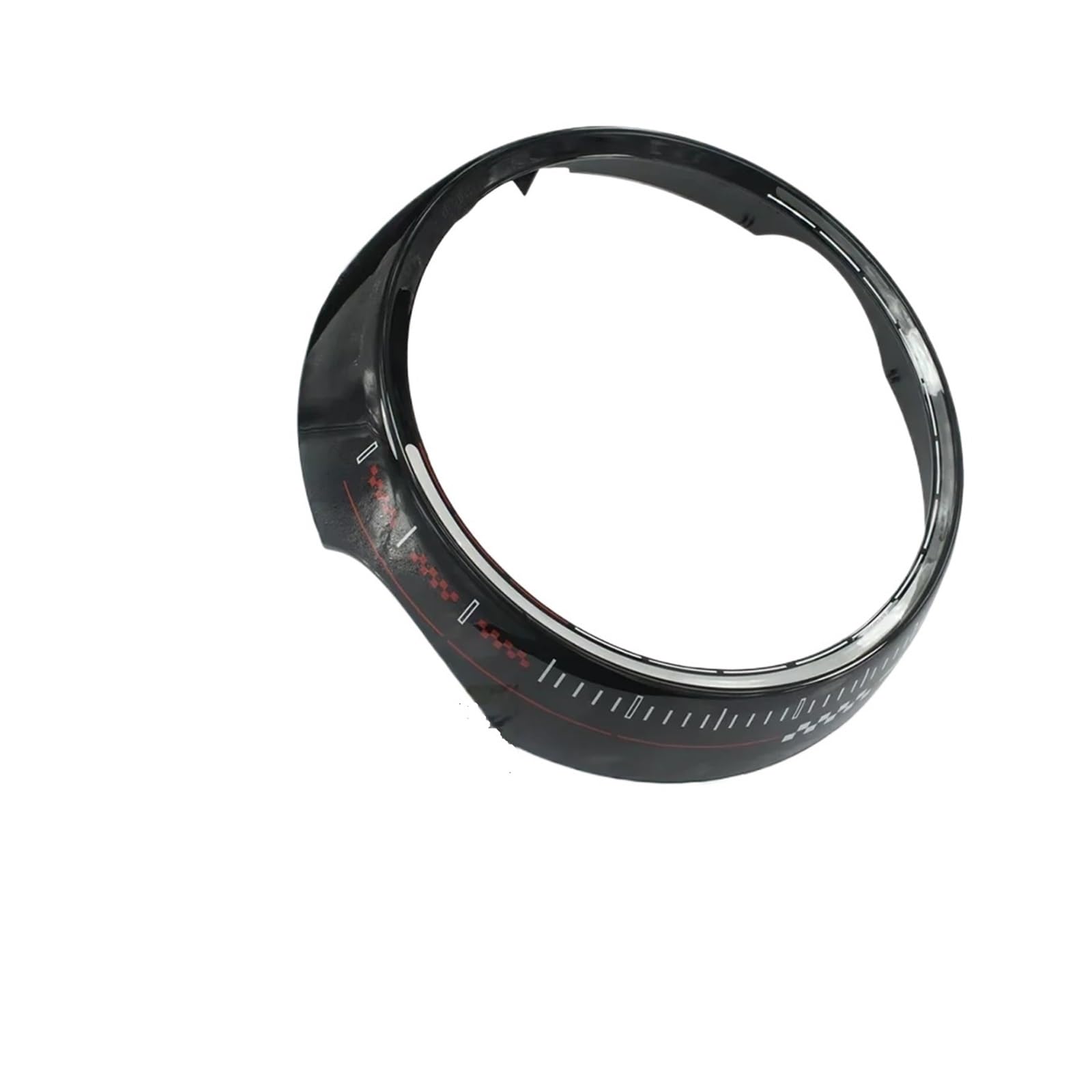 VFKJGNcgfb Auto-Zentralkonsolen-Bedienbildschirm, dekorative Navigations-Außenring-Zierschale, kompatibel mit Mini Cooper F55 F56 F57, Innenzubehör(F55 F56 20cm) von VFKJGNcgfb