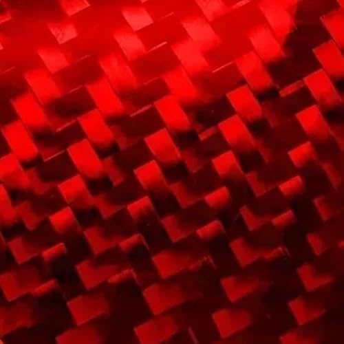 VFKJGNcgfb Autositz-Bedienfeld-Dekoration, Innenabdeckung, kompatibel mit Corvette C8 2020–2025, Aufkleber aus echtem weichem Carbonfaser-Zubehör(Red) von VFKJGNcgfb
