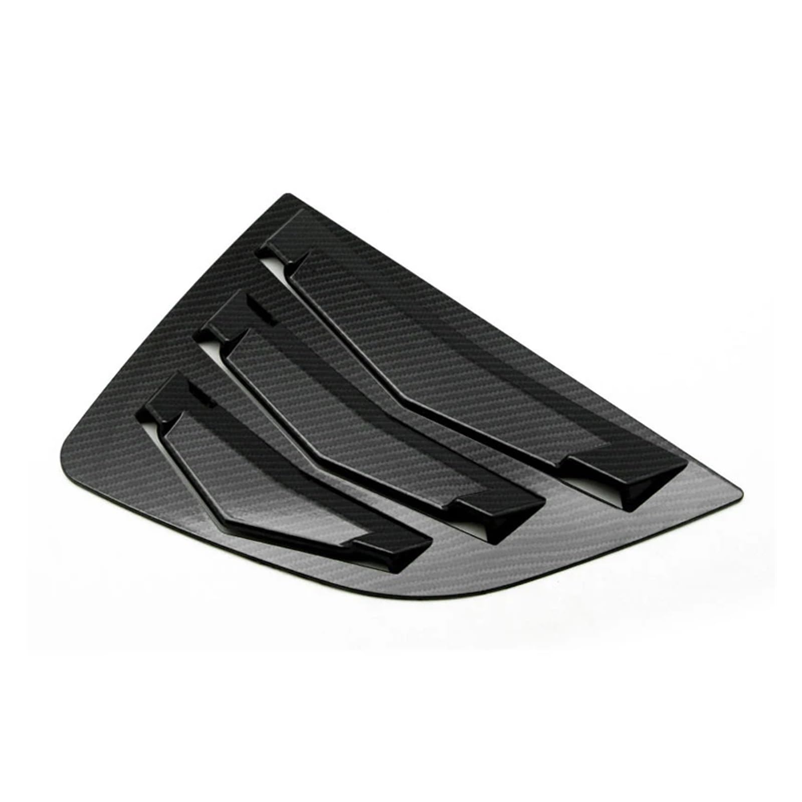 VFKJGNcgfb Autozubehör Fensterlamellen Heckspoiler-Panel Kompatibel for FIT 2014-2018 Shutter Autocollants De Voiture 2 Pcs(Carbon Fiber) von VFKJGNcgfb