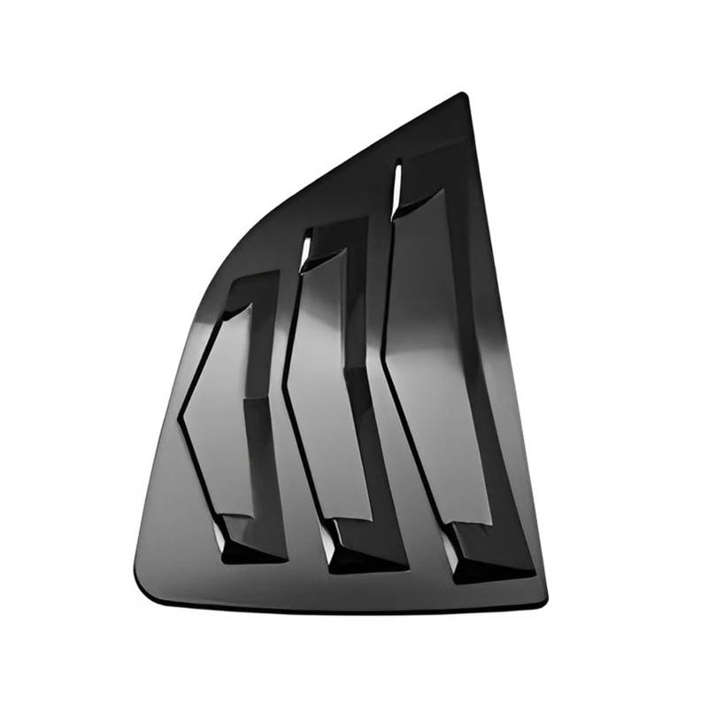 VFKJGNcgfb Autozubehör Fensterlamellen Heckspoiler-Panel Kompatibel for FIT 2014-2018 Shutter Autocollants De Voiture 2 Pcs(Gloss Black) von VFKJGNcgfb