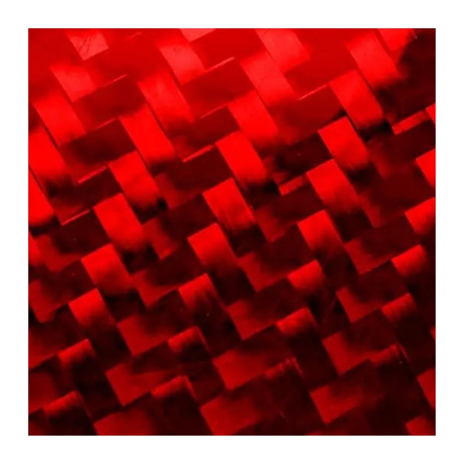 VFKJGNcgfb Autozubehör Scheinwerfer-Unterleiste, Innenabdeckung, modifizierter Aufkleber, kompatibel mit Corvette C8 2020+, Kohlefaser(Red Carbon Fiber) von VFKJGNcgfb