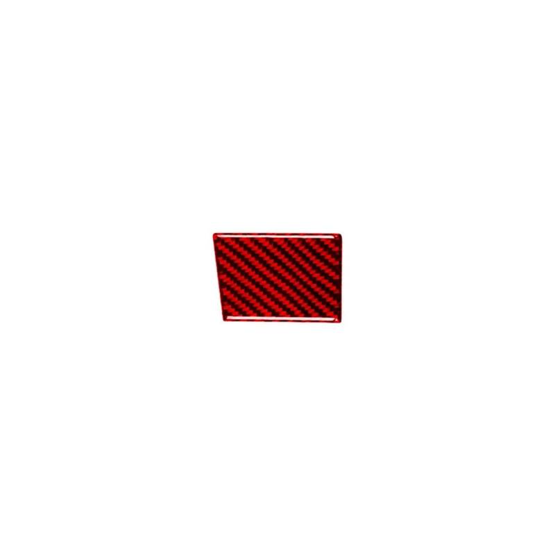 VFKJGNcgfb Co-Pilot-Aufbewahrungsbox, Schlösser, Abdeckung, Verkleidung, Auto-Innenaufkleber, kompatibel mit Nissan 350Z 2003 2004 2005, dekoratives Zubehör aus Kohlefaser(Red) von VFKJGNcgfb