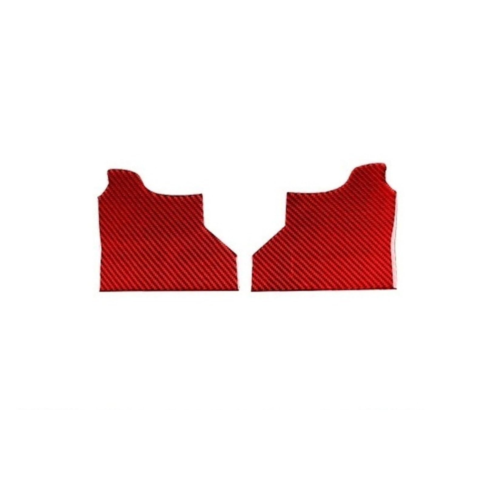 VFKJGNcgfb Dekorative Abdeckung for die Innenseite des Kofferraums, kompatibel mit Dodge Challenger 2015–2022, Kohlefaser, Auto-Dekorationszubehör, Aufkleber(Red Carbon Fiber) von VFKJGNcgfb
