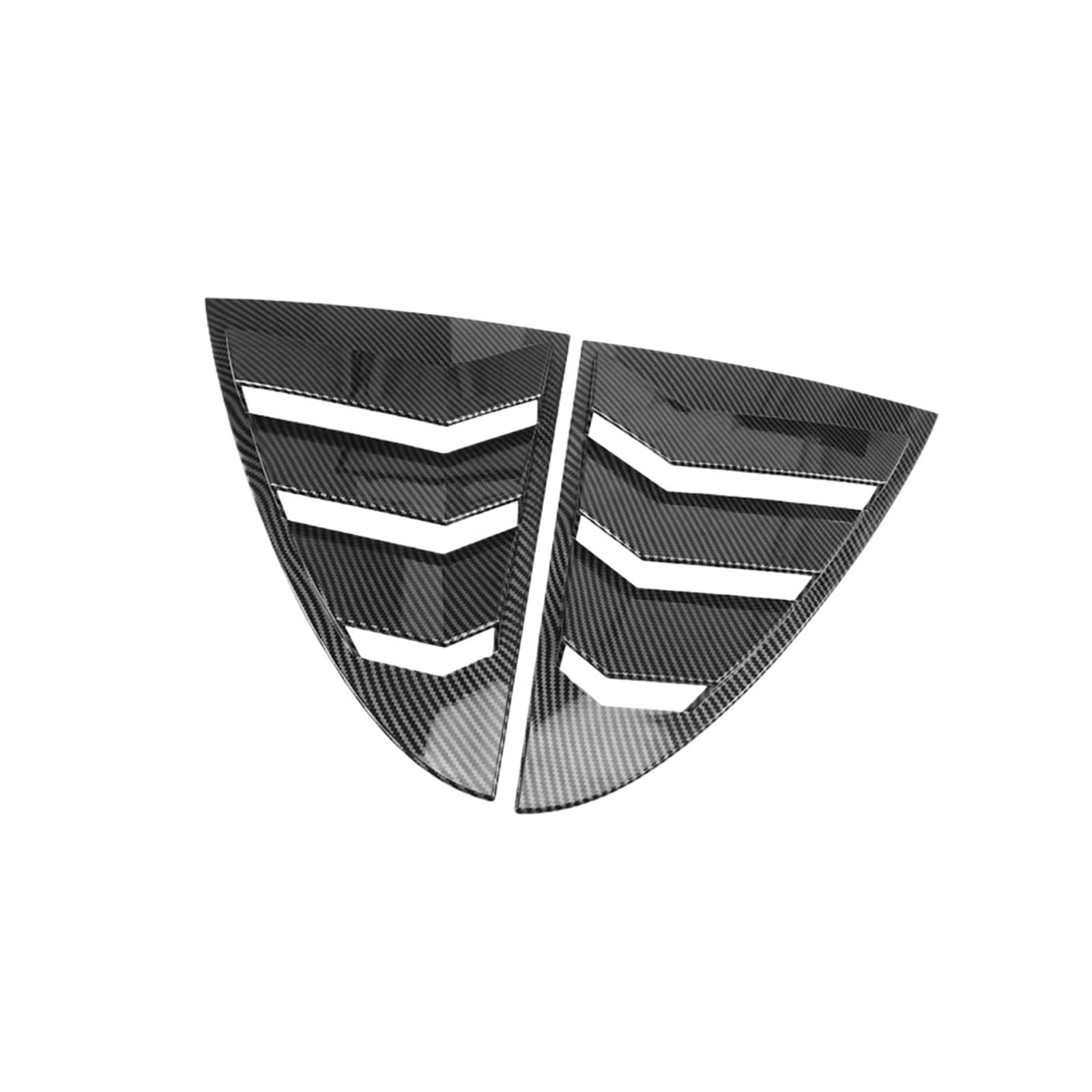 VFKJGNcgfb Dreieckige Heckscheibenverkleidung for Autofenster, kompatibel mit Mercedes Benz A-Klasse W177 V177 A180 200 220 250 Limousine 2019–2022 ohne Fließheck(Carbon Fiber) von VFKJGNcgfb