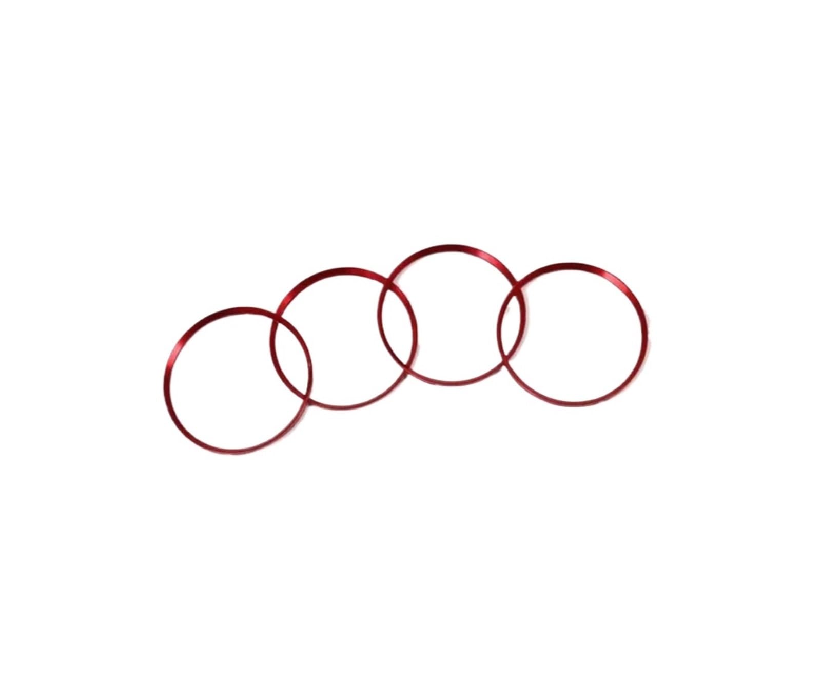 VFKJGNcgfb Haval Radkappe Anbringen Modifizierte Radkappenringe Legierung Außendekorationsaufkleber Kompatibel mit dem Great Wall GWM Autologo(Red) von VFKJGNcgfb