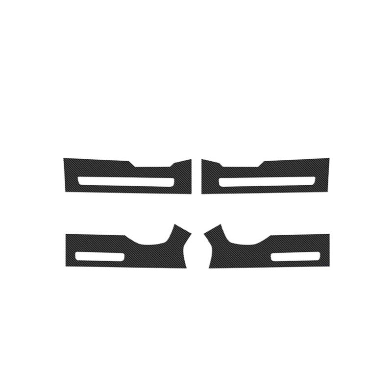 VFKJGNcgfb Innentür-Anti-Kick-Schutzabdeckung aus Leder, Türschweller-Abdeckung, Aufkleber, kompatibel mit ZEEKR 001 2024(Door sill-Carbon) von VFKJGNcgfb