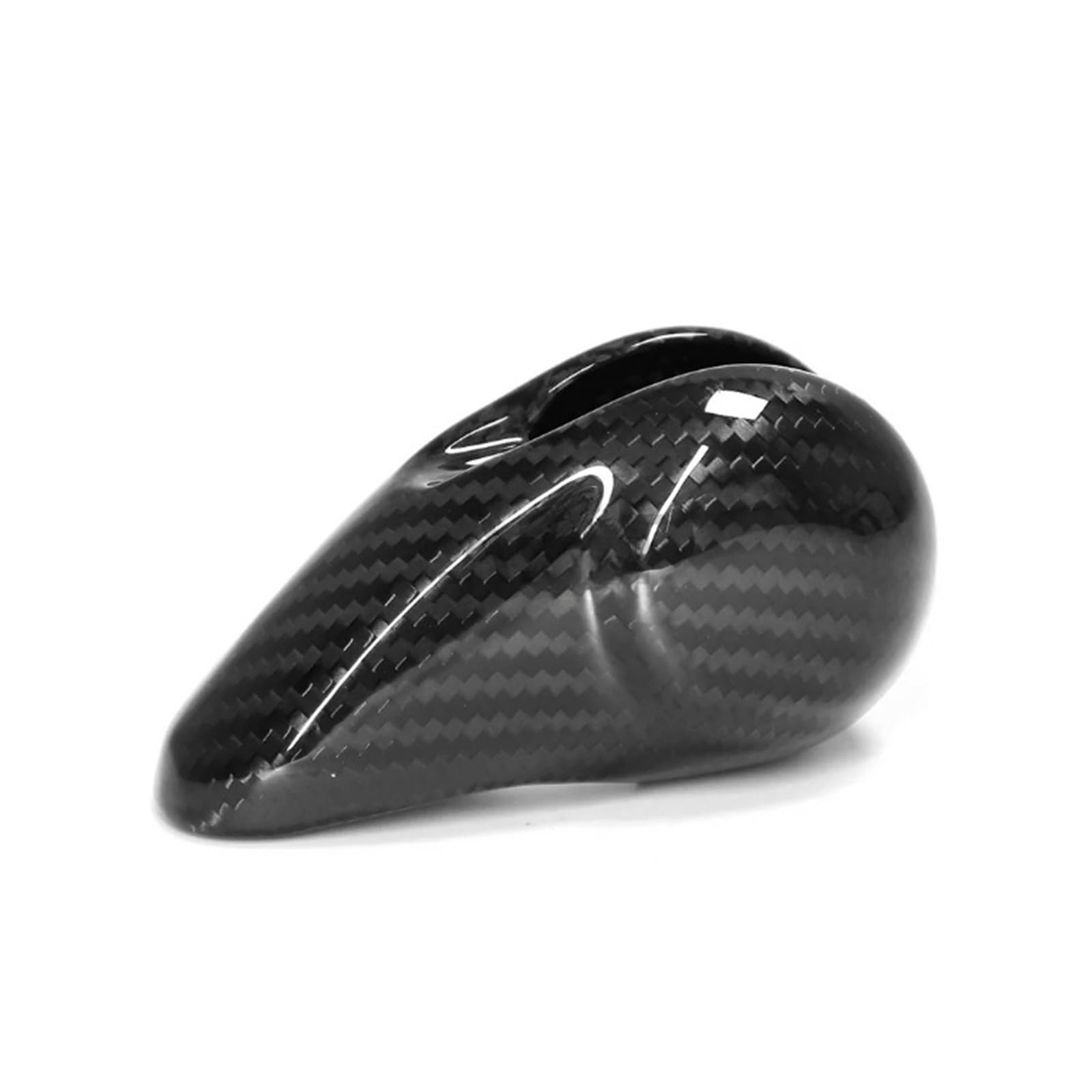 VFKJGNcgfb Innenverkleidung for den Schaltknauf, kompatibel mit Porsche Panamera, Macan, 911 – Carrera, 718, Boxster, Cayman 2010–2020, trockene Kohlefaser(Bright Carbon Fiber) von VFKJGNcgfb