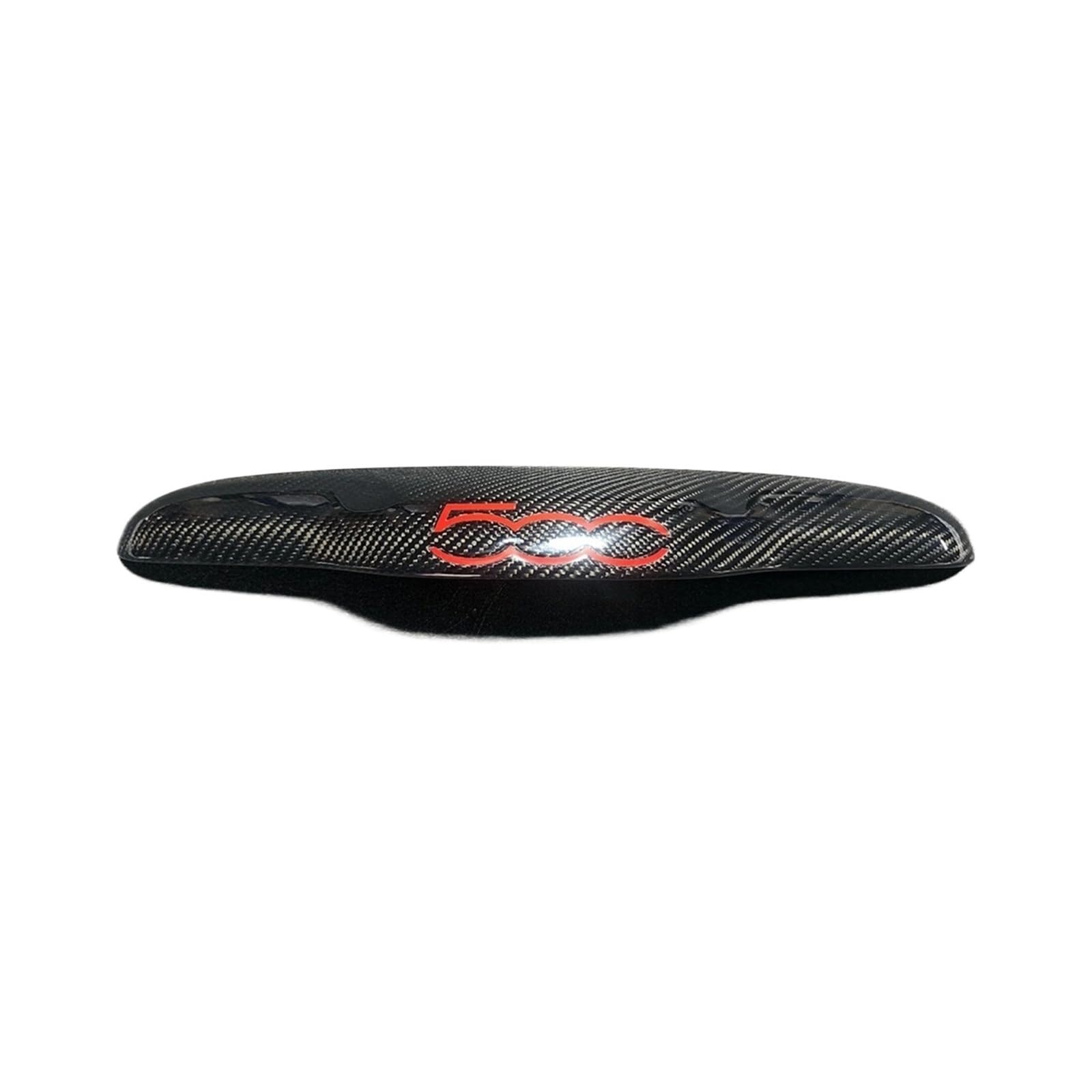 VFKJGNcgfb Kofferraumgriffabdeckung, Heckklappendeckel, Zubehörteil, kompatibel mit FIAT 500 595 695 – Abarth, nur USA-Version, Kohlefasermaterial(3K Glossy Twill) von VFKJGNcgfb