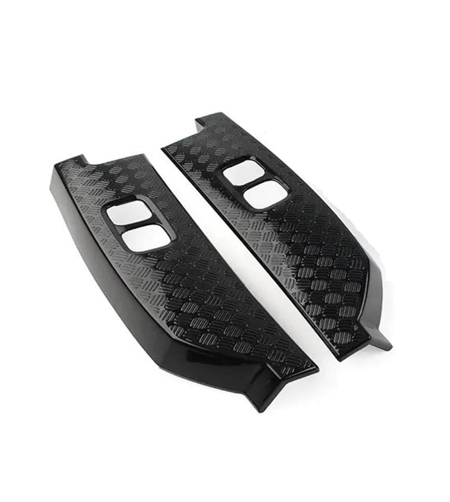 VFKJGNcgfb Rücklicht-Schutzplatte, Kratzschutz for die hintere Stoßstange, dekorativ, kompatibel mit Land Rover Defender 90, 110, 130, Autozubehör(Bright Black) von VFKJGNcgfb