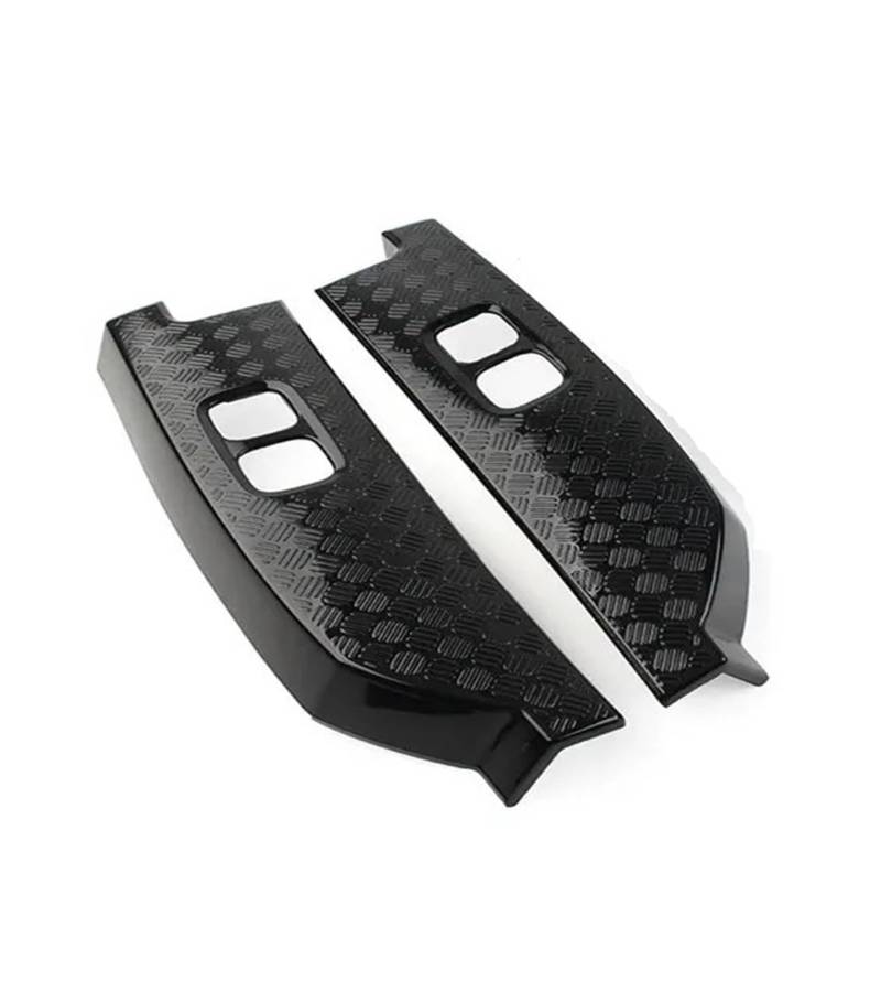 VFKJGNcgfb Rücklicht-Schutzplatte, Kratzschutz for die hintere Stoßstange, dekorativ, kompatibel mit Land Rover Defender 90, 110, 130, Autozubehör(Bright Black) von VFKJGNcgfb